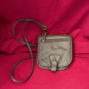 JP Ourse & Cie Leather Crossbody Bag Green, Soft Leather, Multi-Pocket Crossbody